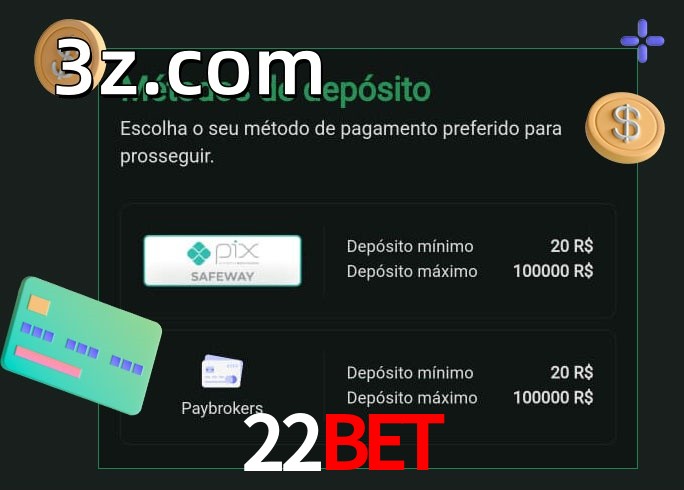 O cassino 22BETbet oferece uma grande variedade de métodos de pagamento
